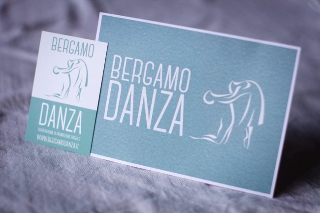 Biglietto da visita e cartolina Visual - Bergamo Danza - Memory Slash Vision studios