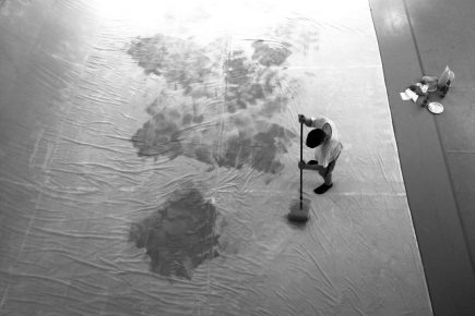 Creazione fondale - fase 01 - MEMORY SLASH VISION studios