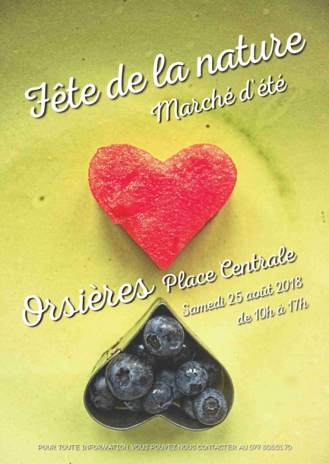 FÊTE DE LA NATURE – AOÛT – AFFCHE