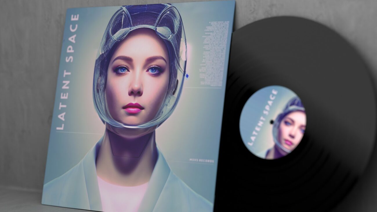 MEMORY SLASH VISION studios - Cover Vinile Lantern Space - AI Intelligenza artificiale